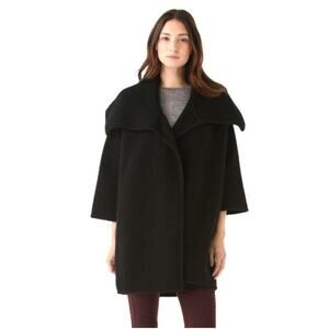 Vince 100% wool Charcoal blanket Coatigan Jacket